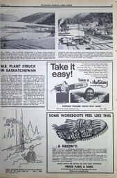   The Western Canadian Lumber Worker, Vol. XXXVI, No. 17, 1st Issue Sep. 1968   , page 15