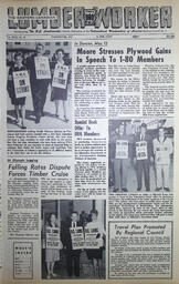   The Western Canadian Lumber Worker, Vol. XXX, No. 10, 2nd Issue May 1963   , page 1