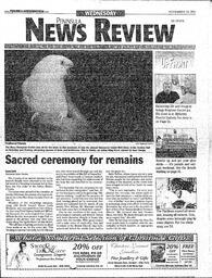 The Peninsula News Review Wed, November 28, 2001 (Page 1)