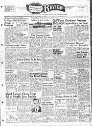 Saanich Peninsula And Gulf Islands Review Wed, February 1, 1956 (Page 1)