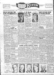 Saanich Peninsula And Gulf Islands Review Wed, January 10, 1951 (Page 1)