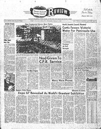 Saanich Peninsula And Gulf Islands Review Wed, February 1, 1967 (Page 1)