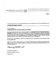   ÉTATS FINANCIERS - EN, 2015   , page 2