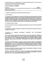   ÉTATS FINANCIERS - EN, 2013-2014   , page 9