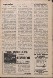 Le Soleil de Vancouver, November 7, 1969, page 3