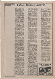 Le Soleil de Vancouver, October 13, 1972, page 4