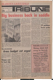   The Pacific Tribune - Friday, December 19, 1975   , page 1