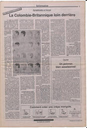 Le Soleil de Colombie, November 1, 1991, page 5