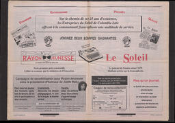 Le Soleil de Colombie, September 27, 1991, page 10