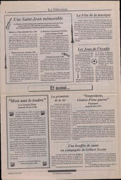 Le Soleil de Colombie, June 19, 1992, page 8