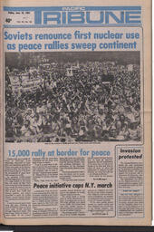   The Pacific Tribune - Friday, June 18, 1982   , page 1