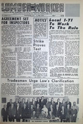   The Western Canadian Lumber Worker, Vol. XXXII, No. 3, 1st Issue Feb. 1965   , page 1