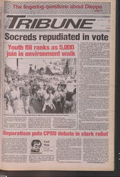   The Pacific Tribune - Monday, September 25, 1989   , page 1