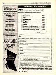   ANNUAIRE - FFCB, 1996   , page 68