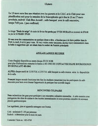   LE PETIT ACCUEIL, 1995   , page 6