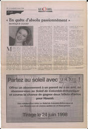 Le Soleil de Colombie-Britannique, March 6, 1998, page 24