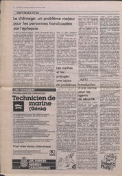 Le Soleil de Colombie, October 30, 1987, page 16