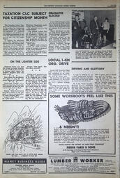   The Western Canadian Lumber Worker, Vol. XXXVI, No. 24, 2nd Issue Dec. 1968   , page 6