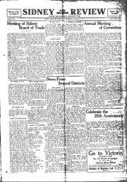 Sidney And Islands Review Thu, January 22, 1920 (Page 1)