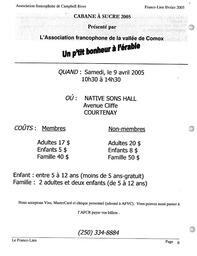   LE FRANCO-LIEN, 2005   , page 8