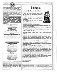   L'ANSE-AU-SABLE, 2006   , page 2