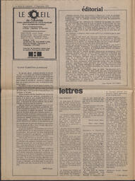 Le Soleil de Colombie, September 17, 1976, page 2
