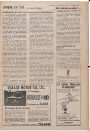 Le Soleil de Vancouver, December 5, 1969, page 3