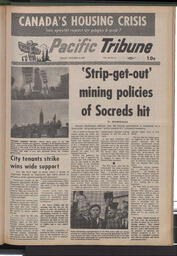   The Pacific Tribune - Friday, October 18, 1968   , page 1