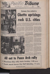   The Pacific Tribune - Friday, August 4, 1967   , page 1