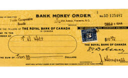 Royal Bank of Canada Money Order: 21-Dec-44