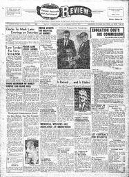 Saanich Peninsula And Gulf Islands Review Wed, April 24, 1957 (Page 1)