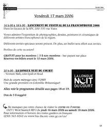  LE RÉVERBÈRE, 2006   , page 13
