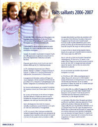   RAPPORT ANNUEL - CSFCB, 2006-2007   , page 5