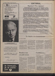 Le Soleil de Colombie, July 7, 1978, page 2
