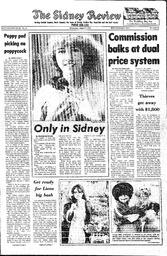 The Sidney Review Wed, August 5, 1981 (Page 1)