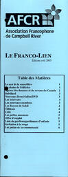   LE FRANCO-LIEN, 2003   , page 1