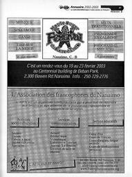   ANNUAIRE - FFCB, 2002   , page 75