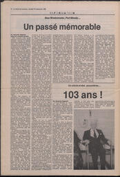 Le Soleil de Colombie, September 23, 1988, page 10