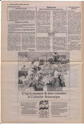 Le Soleil de Colombie, October 4, 1985, page 6