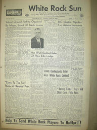 The White Rock Sun, April 24, 1958 (Page 1)