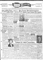 Saanich Peninsula And Gulf Islands Review Wed, October 20, 1954 (Page 1)