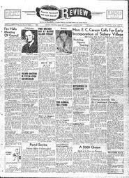 Saanich Peninsula And Gulf Islands Review Wed, August 8, 1951 (Page 1)