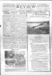 Saanich Peninsula And Gulf Islands Review Thu, March 6, 1930 (Page 1)