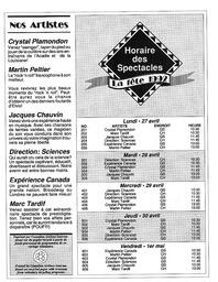   LE BULLETIN DE LA FÊTE, 1992   , page 4