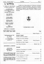   L'APPEL, LE MAGAZINE FRANCO-COLOMBIEN, 1968   , page 3