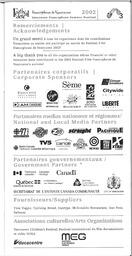   FESTIVAL D'ÉTÉ, 2002   , page 5