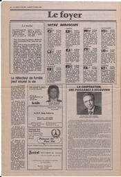 Le Soleil de Colombie, October 12, 1984, page 18