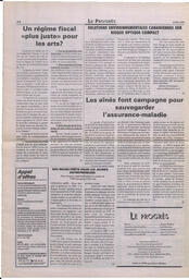 Le Soleil de Colombie-Britannique, April 19, 1996, page 10