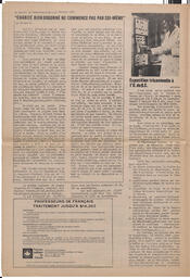 Le Soleil de Vancouver, February 6, 1970, page 9