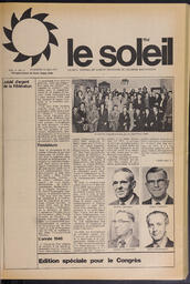Le Soleil de Vancouver, May 21, 1971, page 1